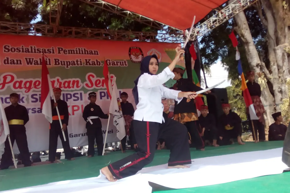 jawara silat garut sosisliasai pilkada