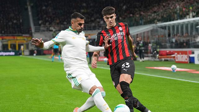 ac milan vs as roma zeki celik