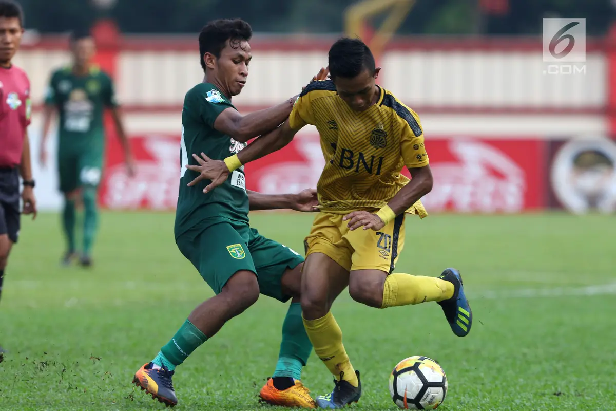 Babak Pertama, Bhayangkara FC Unggul atas Persebaya