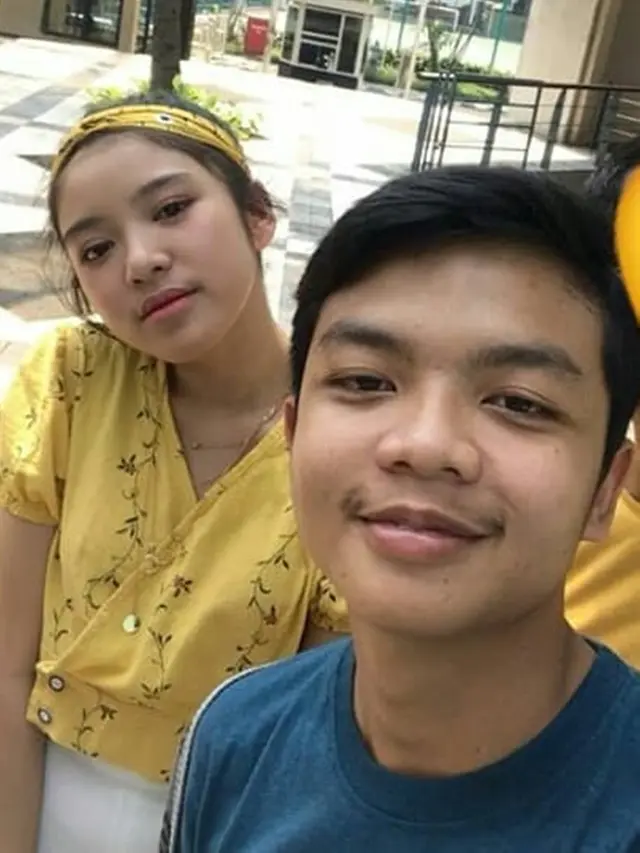 Tiara Idol dan sosok Abi yang dikabarkan kekasihnya. 