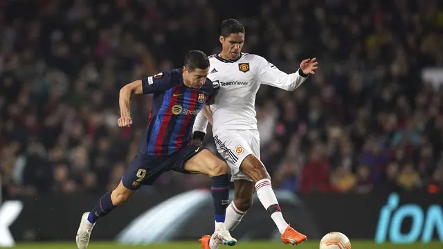 Barcelona vs MU di Liga Europa