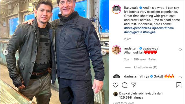 Syuting The Expandables 4 Telah Rampung, Iko Uwais Siap Kembali ke Indonesia. (instagram.com/iko.uwais)