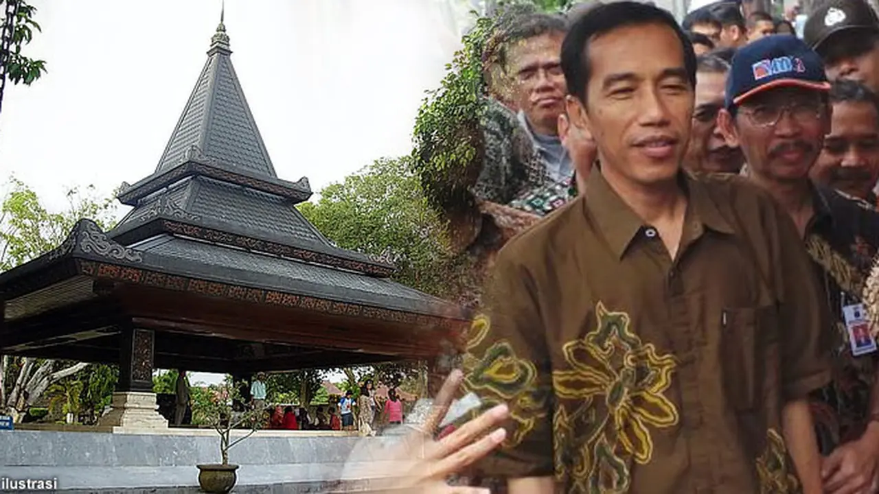 jokowi berkunjung ke makam soekarno