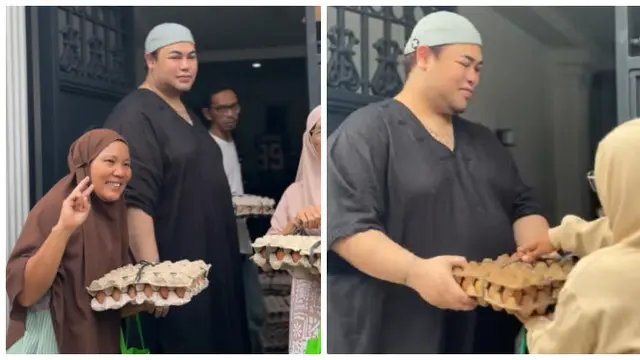 6 Potret Ivan Gunawan Berbagi Sembako ke Tetangga di Bulan Ramadan,