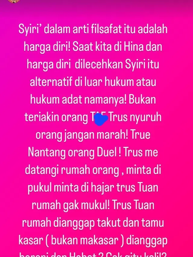 Unggahan Farhat Abbas. (Foto: Dok. Instagram @farhatabbasofficial)