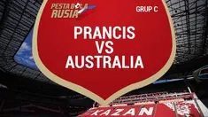 Antoine Griezmann dan Paul Pogba membawa Les Bleus mengalahkan Australia dengan skor 2-1.