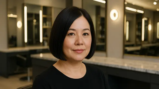 Model Rambut untuk Wajah Bulat agar Kelihatan Kurus untuk Wanita 40 Tahunan