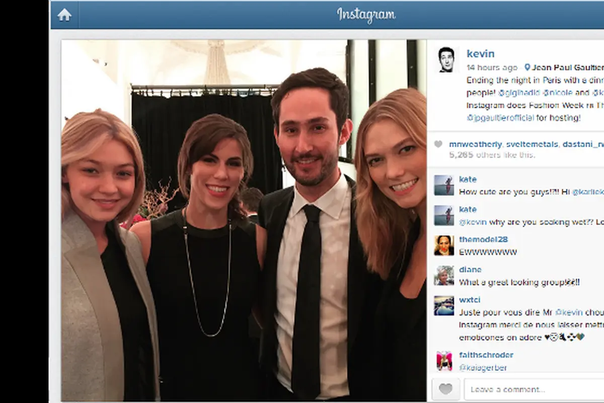 Kevin Systrom Instagram Founder - Jean Paul Gaultier Dinner 0315