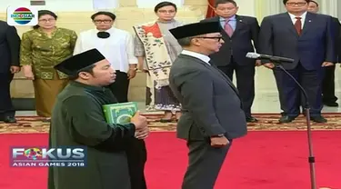 Idrus Marham sebagai tersangka, Presiden Joko Widodo melantik penggantinya, yakni Agus Gumiwang Kartasasmita sebagai Menteri Sosial yang baru.