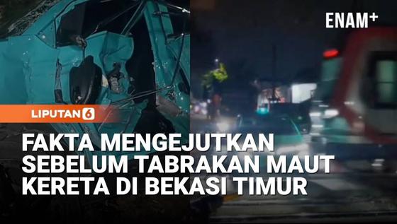 Fakta Mengejutkan Sebelum Tabrakan Maut Kereta di Bekasi Timur
