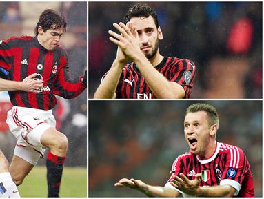 Hakan Calhanoglu akhirnya memilih hengkang dari AC Milan usai negosiasi perpanjangan kontrak tak menemui kata sepakat. Menariknya, ia menerima tawaran klub rival sekota, yakni Inter Milan. Berikut barisan pemain AC Milan yang membelot ke Inter Milan.