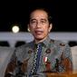 Presiden Joko Widodo (Jokowi) memberi pernyataan tentang impor beras di Istana Merdeka, Jakarta, Jumat (26/3/2021). (Biro Pers Sekretariat Presiden)