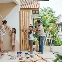 Cara membuat rumah terlihat mahal dengan budget kecil dan cocok untuk isi waktu luang saat weekend bersama anak (AI generated)
