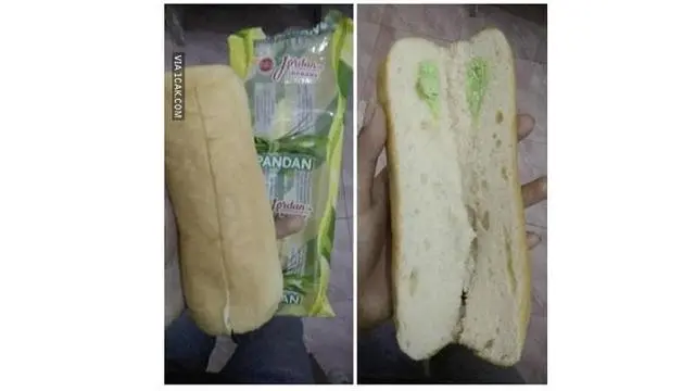 8 Potret Isian Roti Ini Nyeleneh Banget, Bikin Geleng Kepala