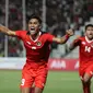 Penyerang Timnas Indonesia U-22, Ramadhan Sananta. (Bola.com/Abdul Aziz).