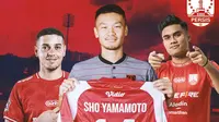 Persis Solo - Alexis Messidoro, Sho Yamamoto, Ramadhan Sananta (Bola.com/Adreanus Titus)