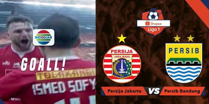 VIDEO: Gol Marko Simic Bawa Persija Unggul Atas Persib 1-0