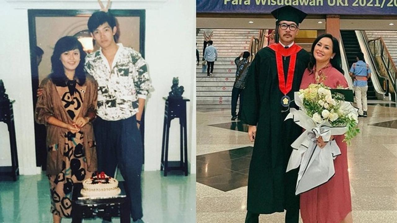 6 Transformasi Ferry Salim dari Muda Hingga Wisuda S1 di Usia 56 Tahun