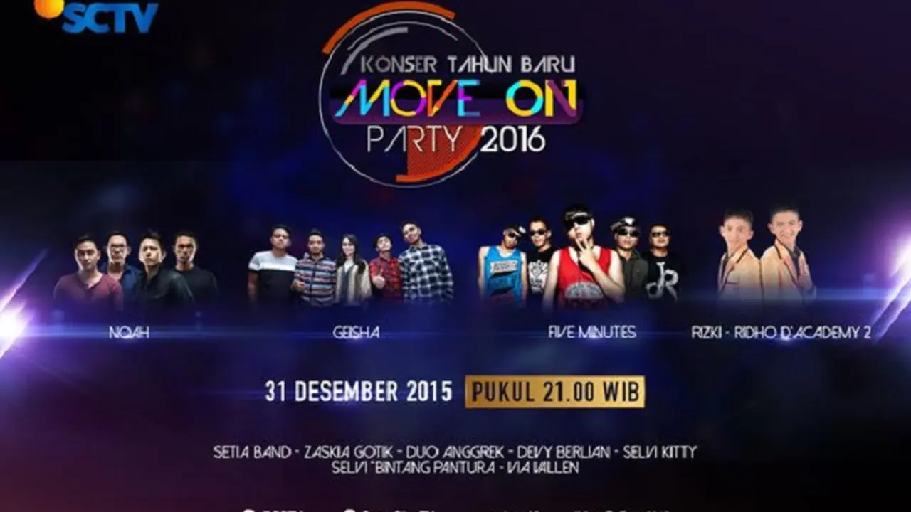 Konser Move On Party dan Welcome Hope 2016