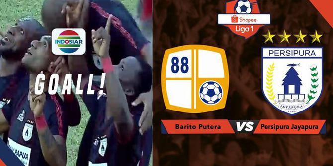 VIDEO: Gol Indah Tibo untuk Persipura ke Gawang Barito Putera di Liga 1 2019