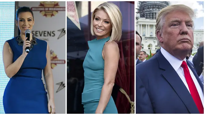 [Bintang] Kim Kardashian, Kelly Ripa, dan Donald Trump