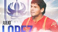 PSIS Semarang - Julio Lopez (Bola.com/Adreanus Titus)