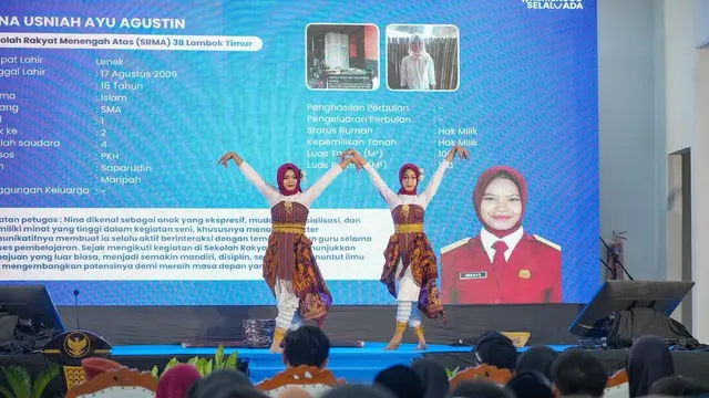 Open House Sekolah Rakyat bersama calon siswa dan orang tua di Sentra Paramita Mataram, NTB, Jumat (10/7/2026).