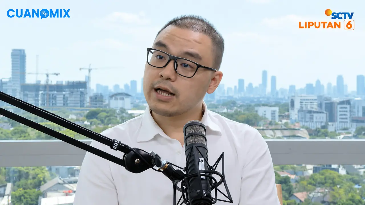 Pendiri kanal edukasi finansial The Overpost sekaligus pendiri startup SpaceStock, Leon Hartono. (Tangkapan layar)