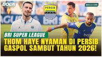 Bersinar Bersama Persib, Thom Haye Tebar Energi Positif dan Semangat Baru di Tahun 2026
