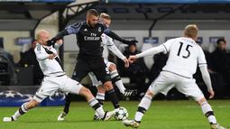 Real Madrid bermain di empat kompetisi berbeda pada musim ini, yaitu Piala Super Eropa, La Liga Primera Divison, Liga Champions dan Copa del Rey. (AFP/Janek Skarzynski)