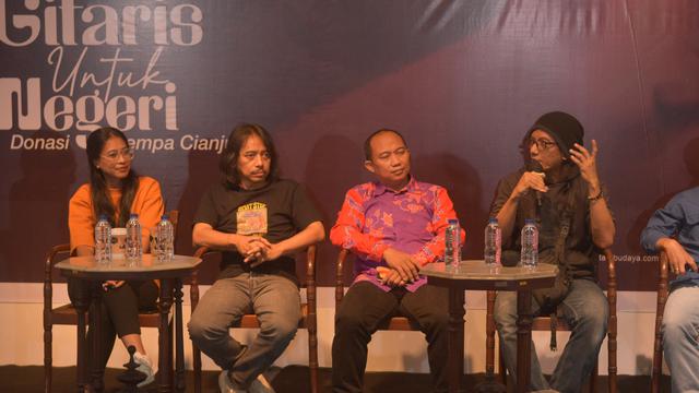 Konferensi Pers Gitaris untuk Negeri: Donasi Gempa Cianjur. (ist)