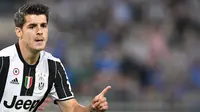Striker Juventus asal Spanyol, Alvaro Morata. (AFP/Tiziana Fabi)