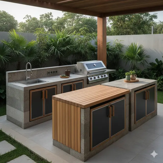 Model Kitchen Set Outdoor