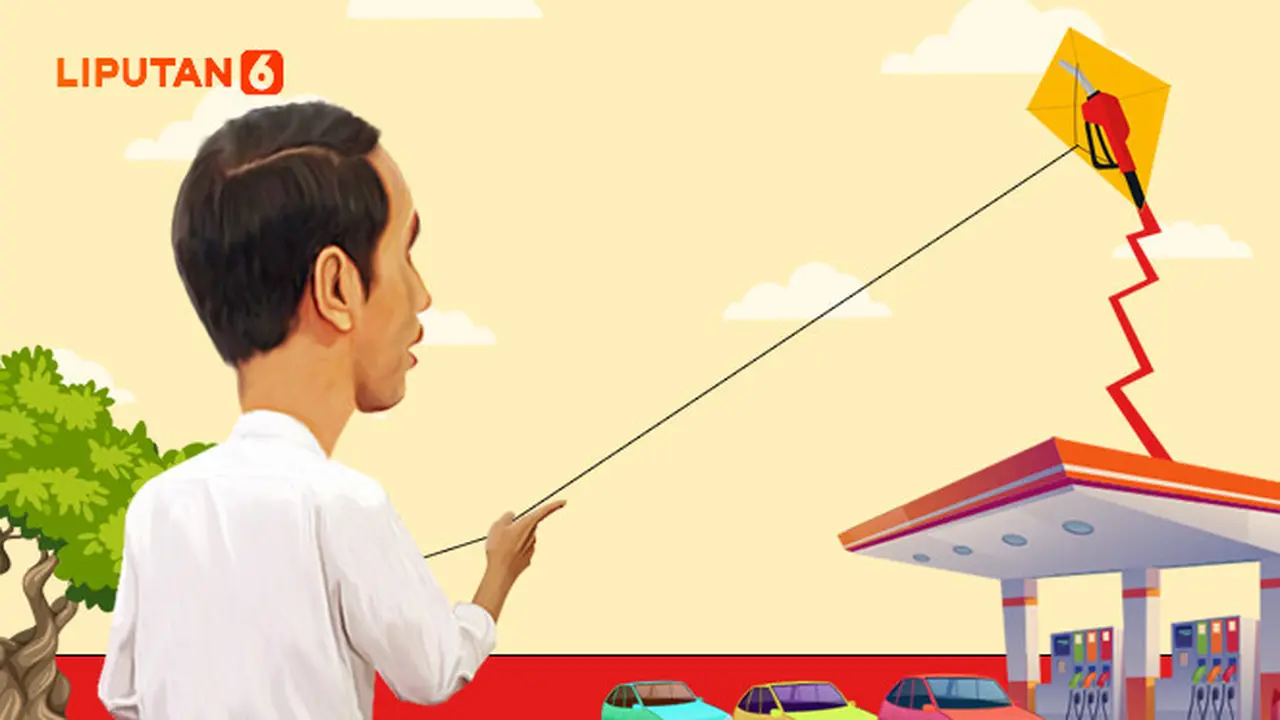 Banner Infografis Naik Turun Harga BBM Subsidi Era Jokowi