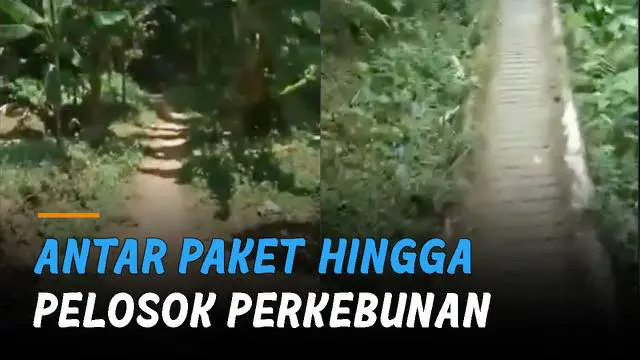 Seorang kurir kerap dihadapkan situasi yang tidak terduga saat mengantar paket.