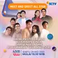 Pemain sinetron Badai Pasti Berlalu, Keajaiban Cinta, Buku Harian Seorang Istri dan Dari Jendela SMP gelar Meet & Greet All Stars, Sabtu 29 Mei 2021 Live Streaming Vidio pukul 15.10 WIB