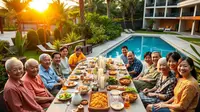 arti family gathering ©Ilustrasi dibuat AI