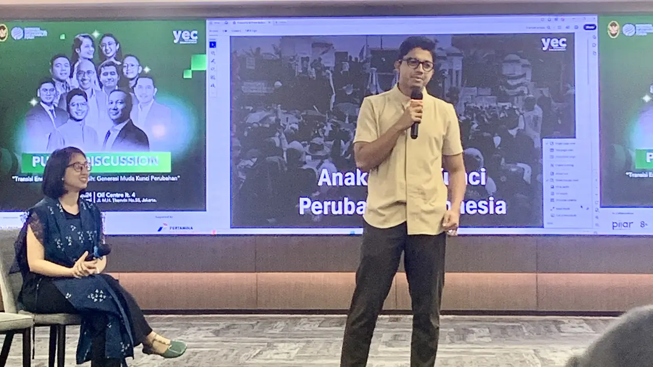 Youth Energy & Environment Council (YEC) menyelenggarakan kegiatan public discussion atau diskusi publik pada Rabu, 28 Agustus 2024.