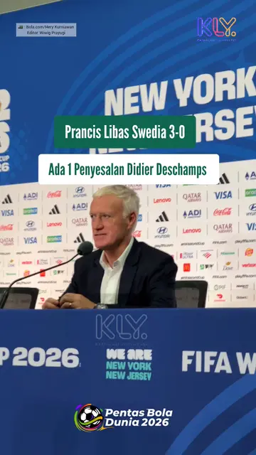 Prancis Libas Swedia 3-0, Ada Satu Penyesalan dari Didier Deschamps