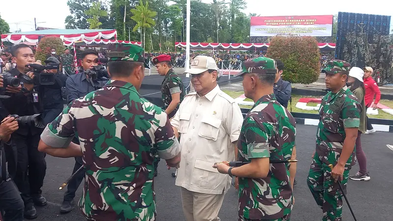 Prabowo Resmikan RS TNI di Timika Papua