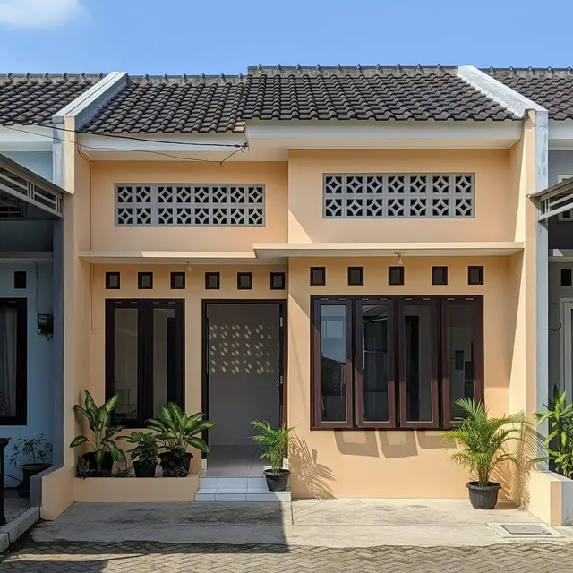 Desain Rumah Mungil Budget Rp 150 Juta di Cluster