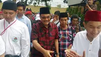Ketua Koordinator Bidang Pemenangan Pemilu Partai Golkar Nusron mengajak imam masjid se-Jakarta Timur untuk mendoakan pasangan Ahok-Djarot.