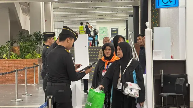 Inovasi Corridor Gate di Bandara Soekarno-Hatta untuk mempercepat proses kedatangan jemaah haji.