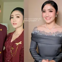 Jika pada prosesi akad nikah nuansa adat Jawa terasa begitu kental dengan busana yang lebih tradisional, penampilan Febby di acara resepsi justru menghadirkan sentuhan berbeda yang modern, elegan, namun tetap berkelas. [@febbyrastanty].