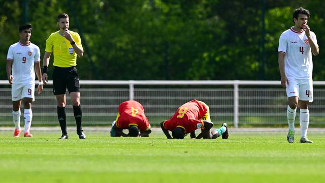 Nathan Tjoe-A-On dan Ramadhan Sananta - Timnas Indonesia U-23 Vs Timnas Guinea U-23
