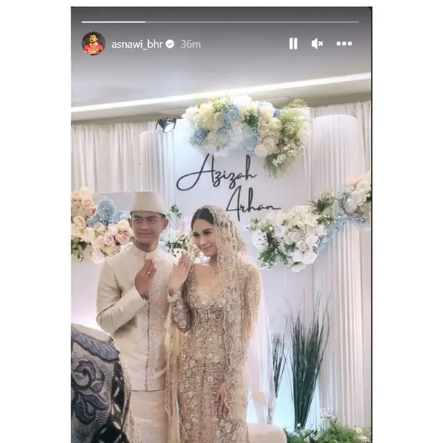 Putuskan Menikah Muda, Ini 6 Potret Pernikahan Pratama Arhan dan Azizah Salsha