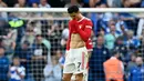 <p>Manchester United hancur lebur saat bertandang ke markas Brighton &amp; Hove Albion pada lanjutan Liga Inggris 2021/2022, Sabtu (7/5/2022). (AFP/Glyn Kirk)</p>