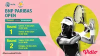 Jadwal dan Live Streaming WTA 1000 BNP Paribas Open di Vidio Pekan Ini. (Sumber : dok. vidio.com)