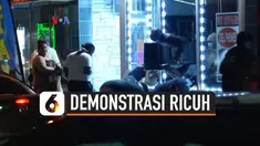 demonstrasi ricuh