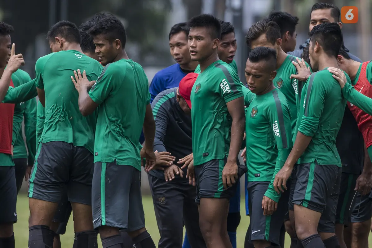 Latihan Timnas Indonesia U-23